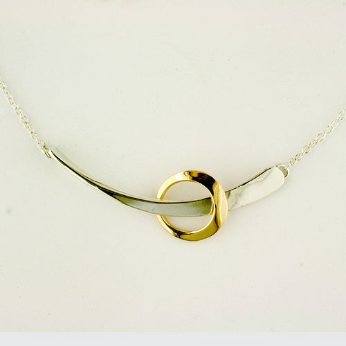 Trapped Circle Necklace ~ Small