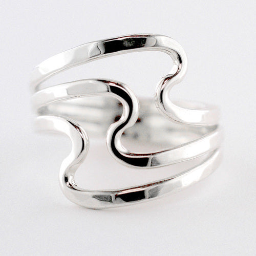 3 Band Snake Ring