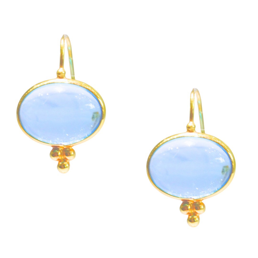 Aquamarine Capri Earrings