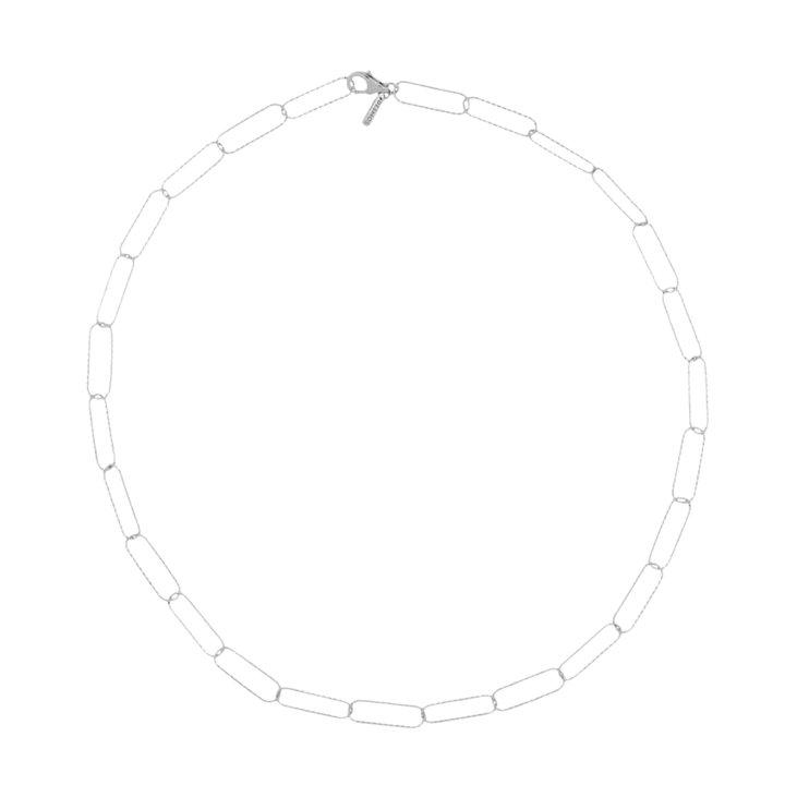 Arabesque Clip Necklace - Silver