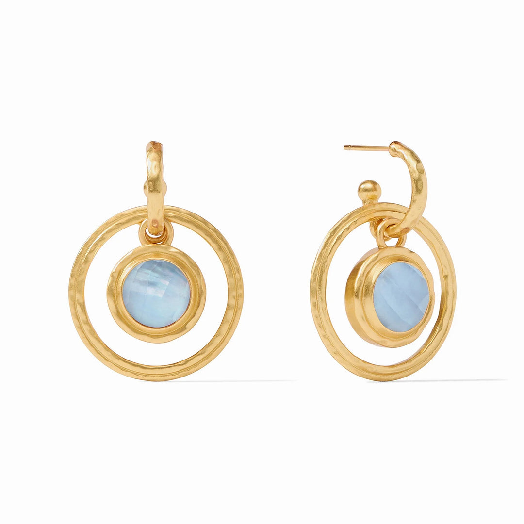 Astor 6-in-1 Charm Earring - Iridescent Chalcedony
