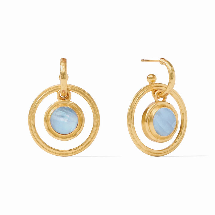 Astor 6-in-1 Charm Earring - Iridescent Chalcedony