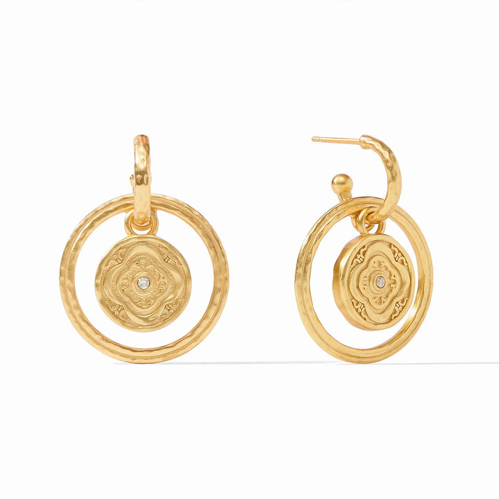 Astor 6-in-1 Charm Earring - Iridescent Chalcedony