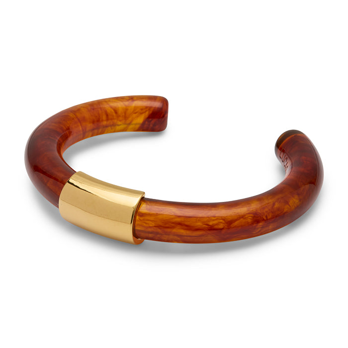 Tortoise Shell Resin Cuff
