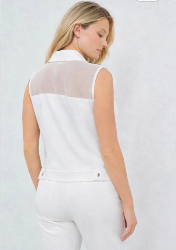 Lenox  Vest - White