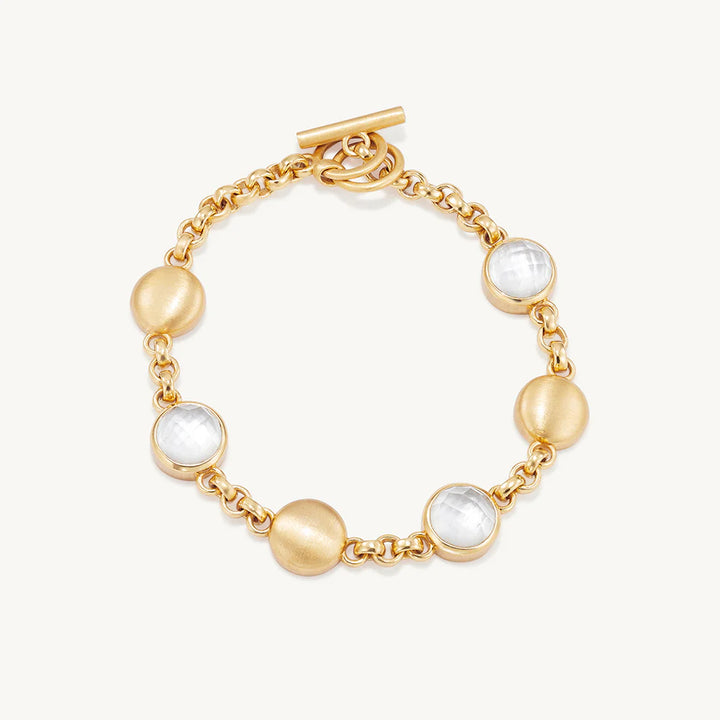 Galleria Station Bracelet - Iridescent Pearl