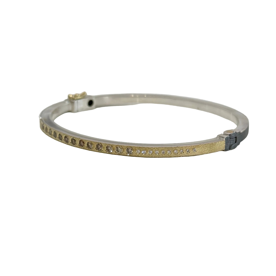 Laura Champagne Lux Bangle - 2.5mm