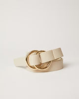 Tumblet Leather Wrap -Bone/Gold