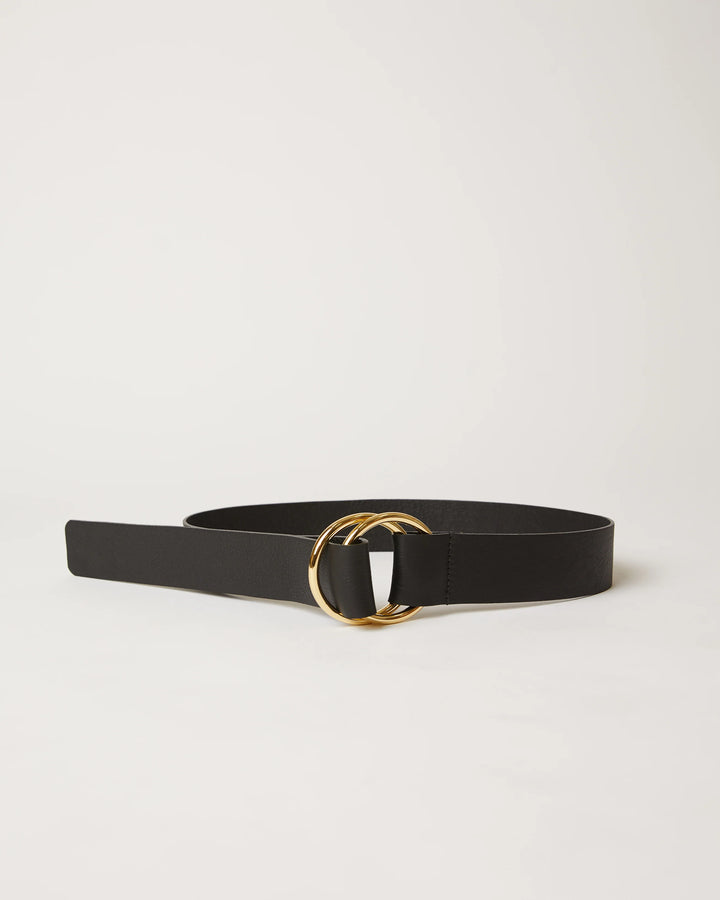 Tumble Leather Wrap - Black Gold