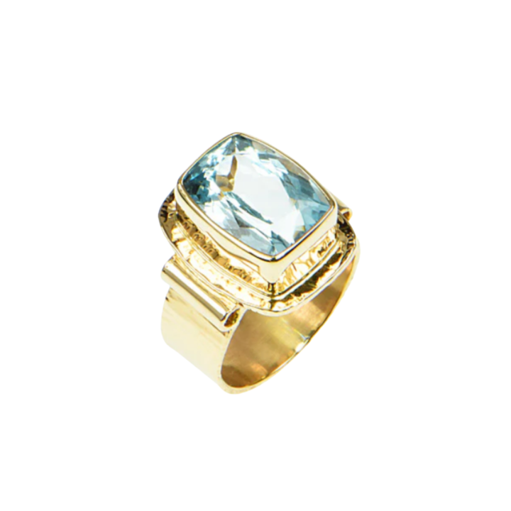 Blue Topaz Ring