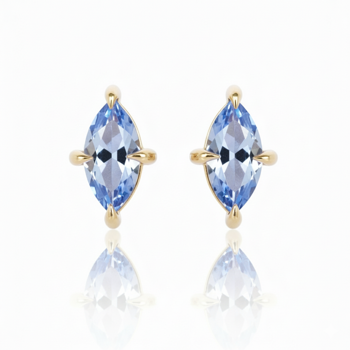 Blue Sapphire Studs