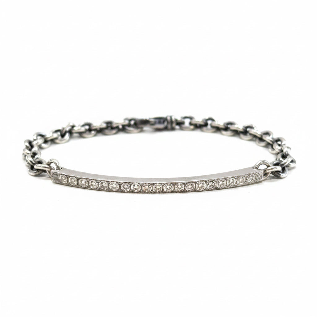 Diana Small ID Chain Bracelet - Silver