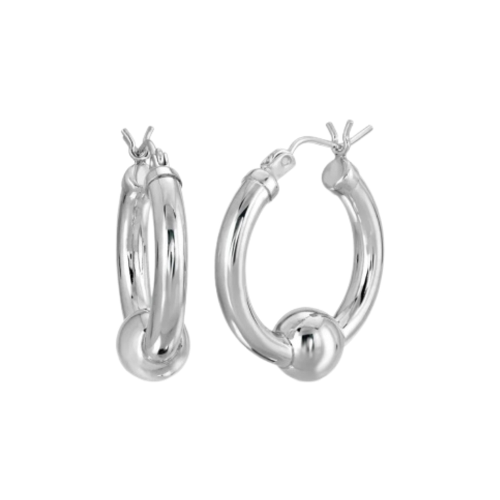 Cape Cod Hoops - Small Silver