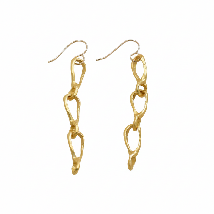 Chutes and Ladders Chain Link Earrings