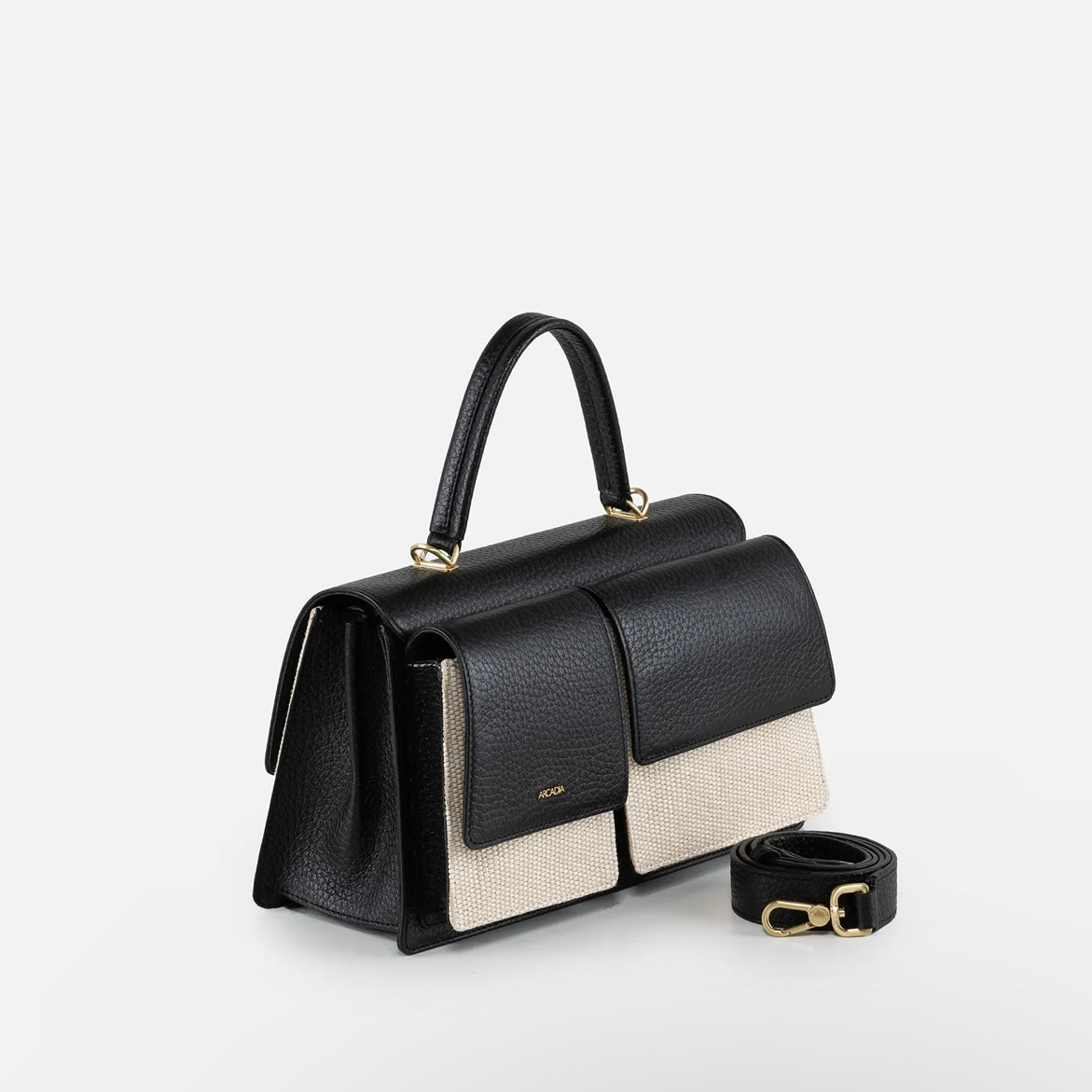 アーリアティー Teti Medium Shoulder Bag - Raffia/Black – Unique Boutique