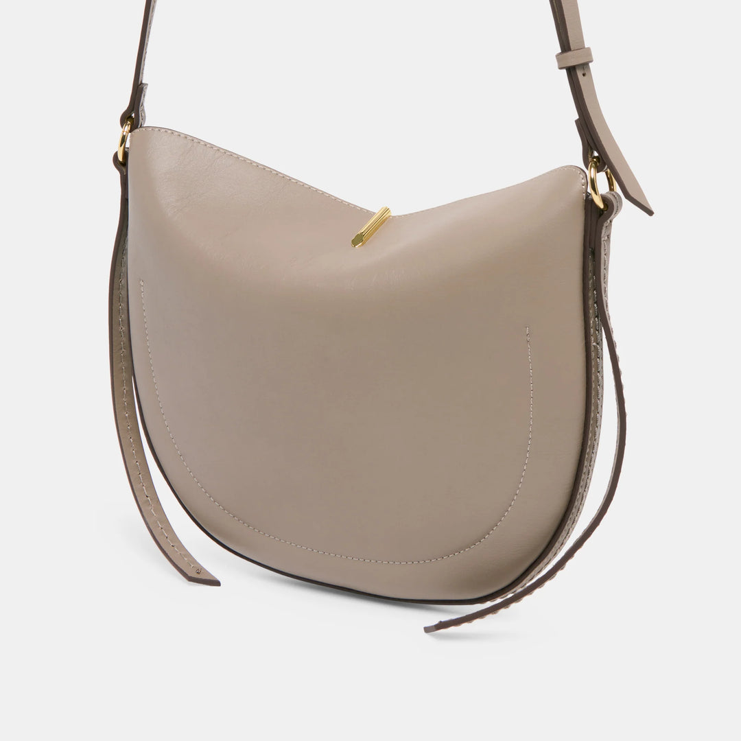 Billy Crossbody Grey/Taupe Leather Bag
