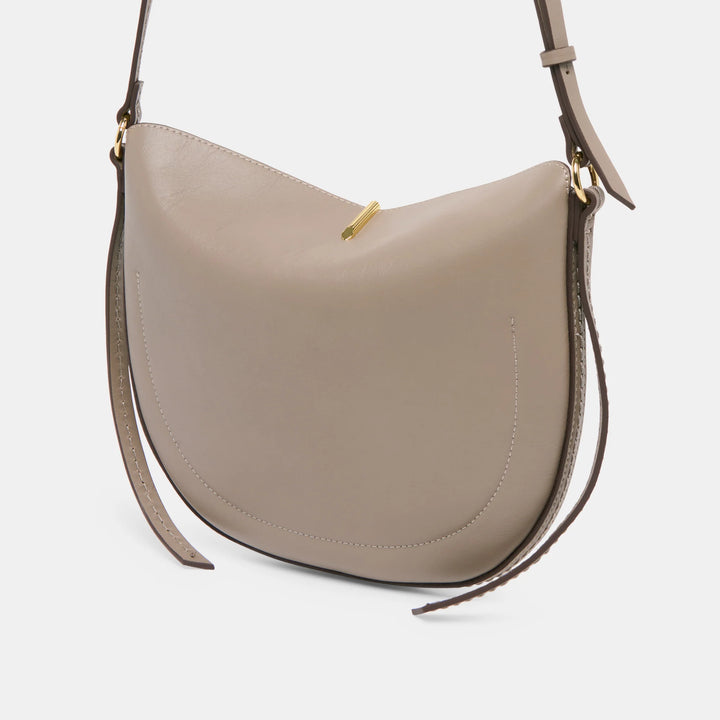 Billy Crossbody Grey/Taupe Leather Bag
