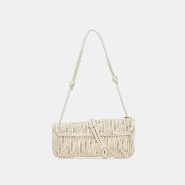 Alice Raffia Baguette - Natural