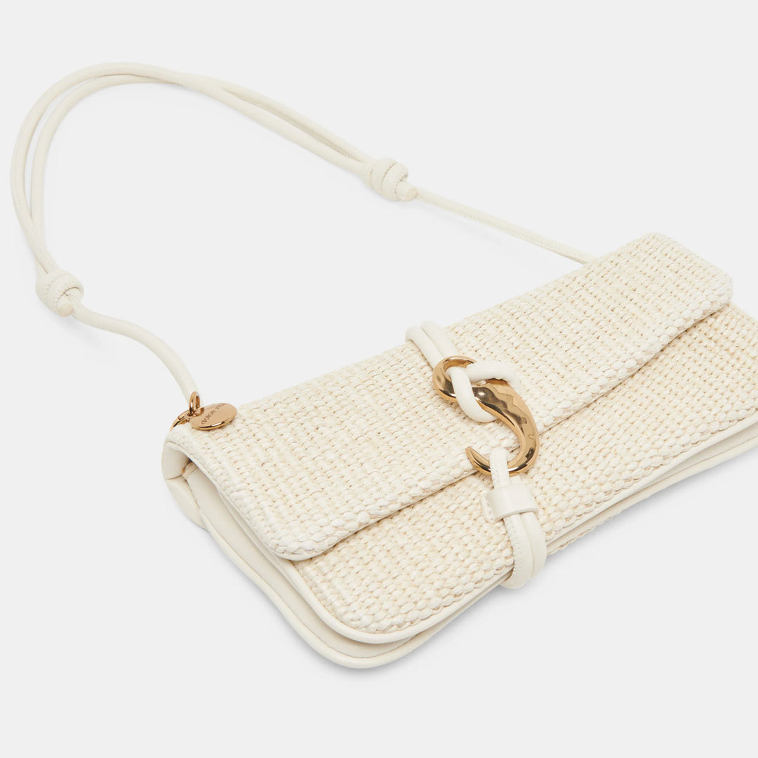 Alice Raffia Baguette - Natural