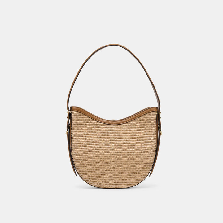 Bree Shoulder bag - Tan/Raffia