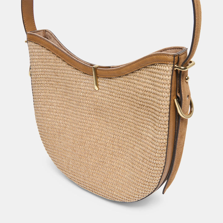 Bree Shoulder bag - Tan/Raffia
