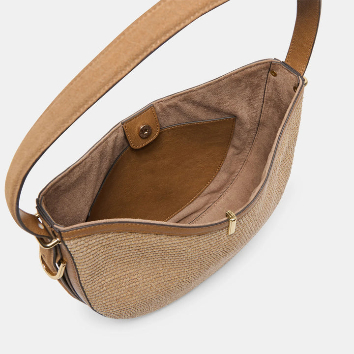 Bree Shoulder bag - Tan/Raffia