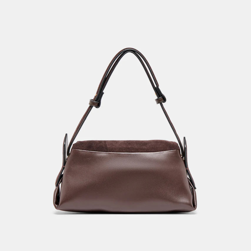Devyn Shoulder Bag Espresso Leather