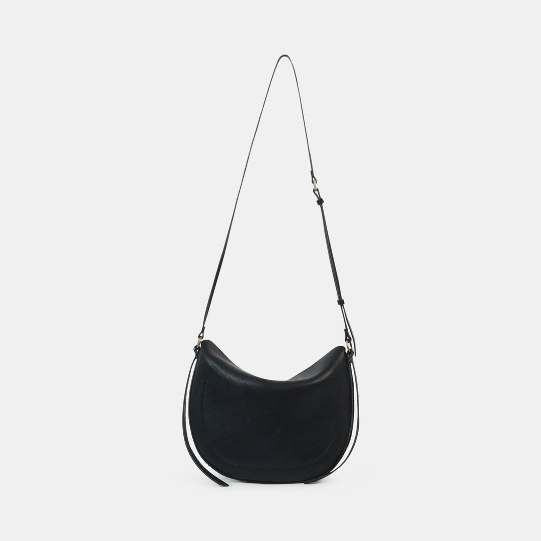 Bennett Black Suede Crossbody Bag