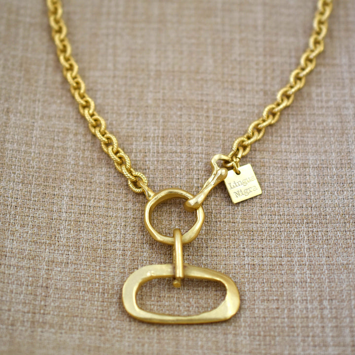 Gold To Me Small Pendant Necklace