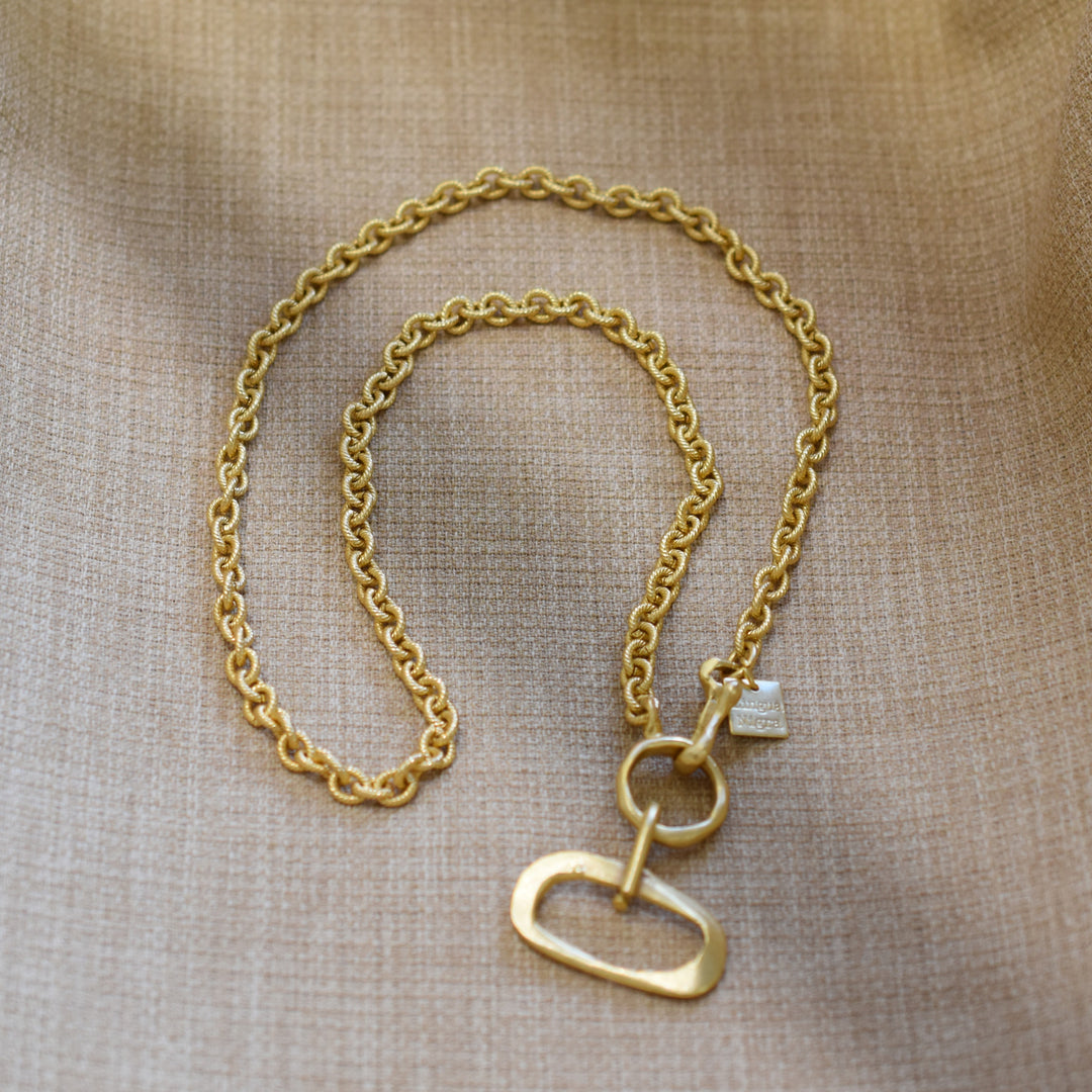 Gold To Me Small Pendant Necklace
