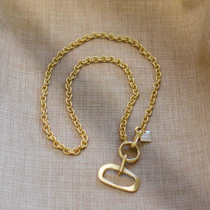 Gold To Me Small Pendant Necklace