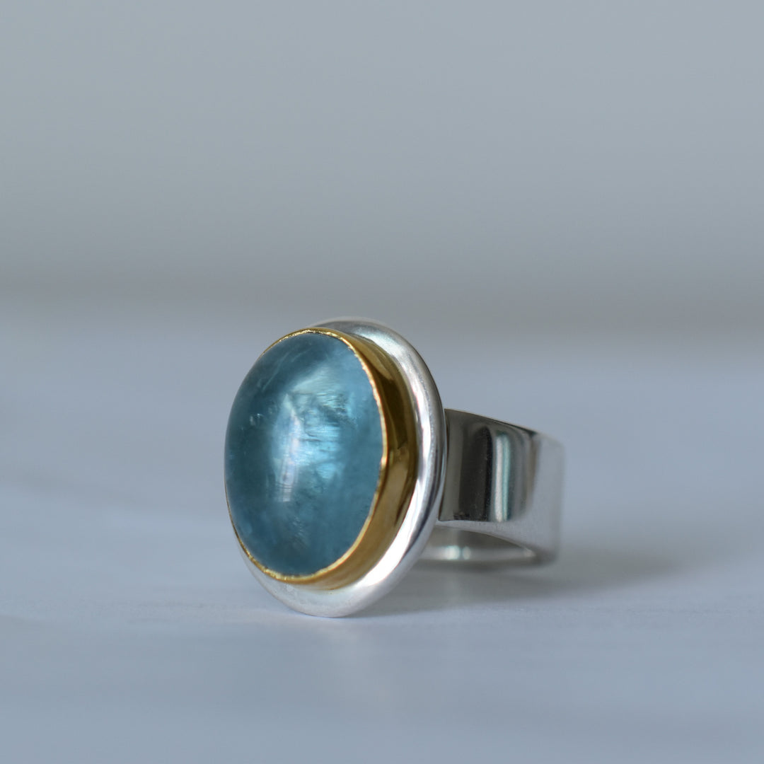 Time Honored Classic Aquamarine Ring