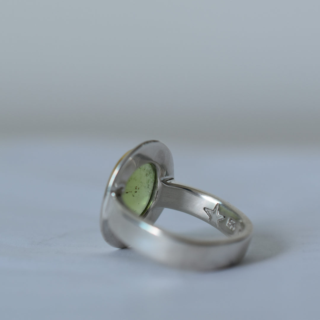 Time Honored Classic Green Tourmaline Ring