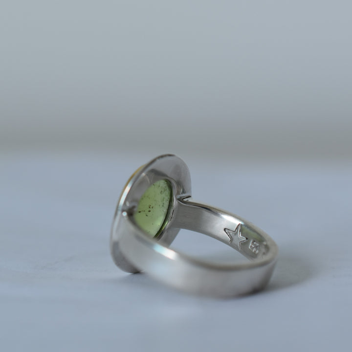 Time Honored Classic Green Tourmaline Ring