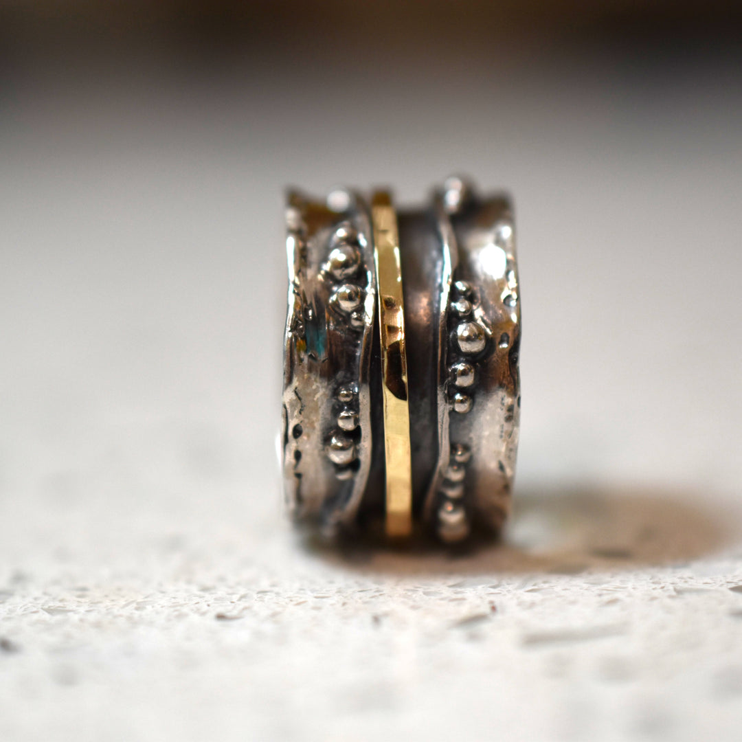 Riverbed Spinner Ring