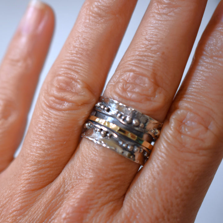 Riverbed Spinner Ring