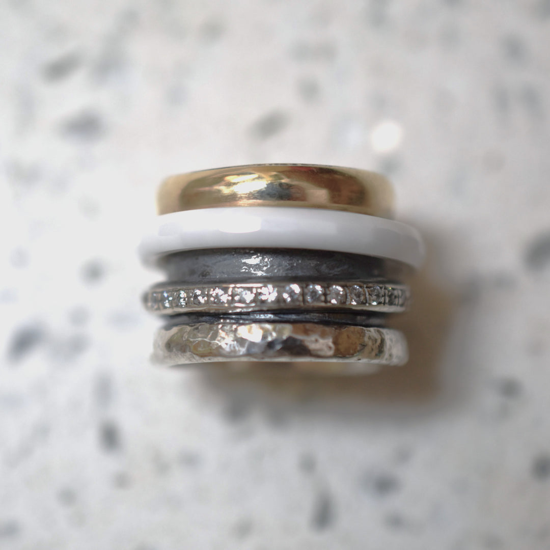 Lunar Equinox Spinner Ring