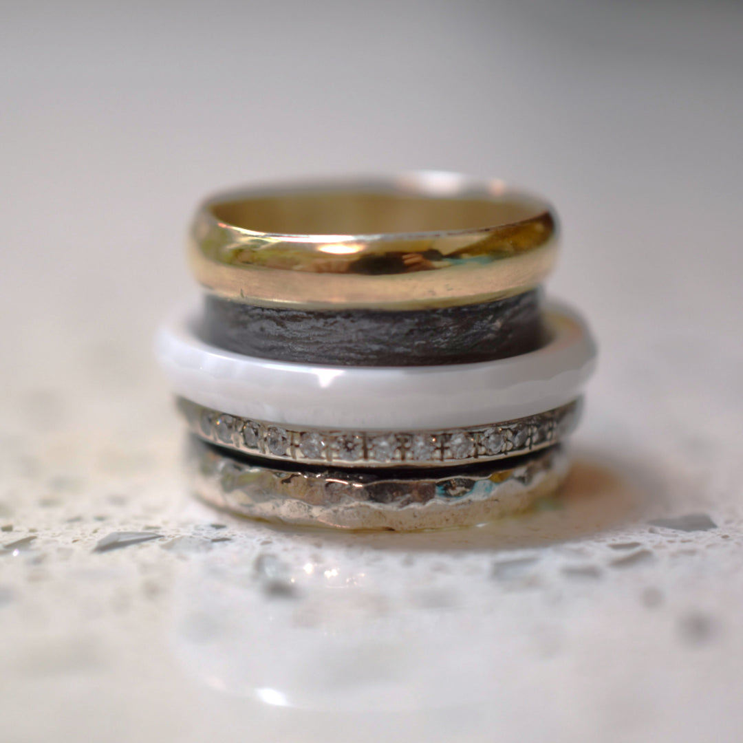 Lunar Equinox Spinner Ring