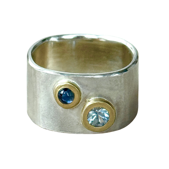 Double Sapphire Band