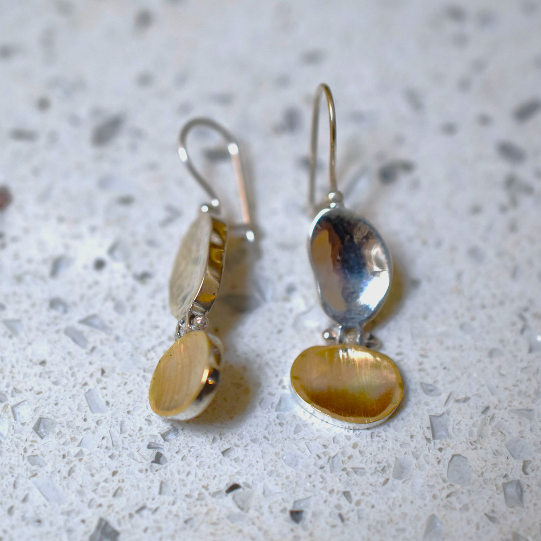 Warped Mirror Earring