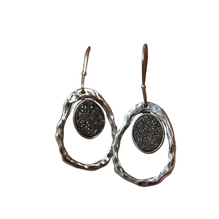 Cosmic Druzy Dangles