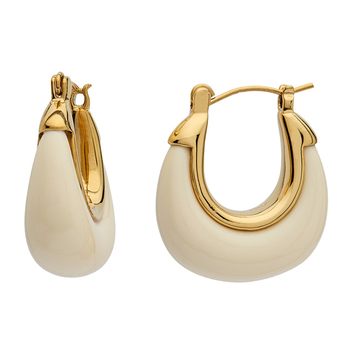 Ivory Resin Hoops