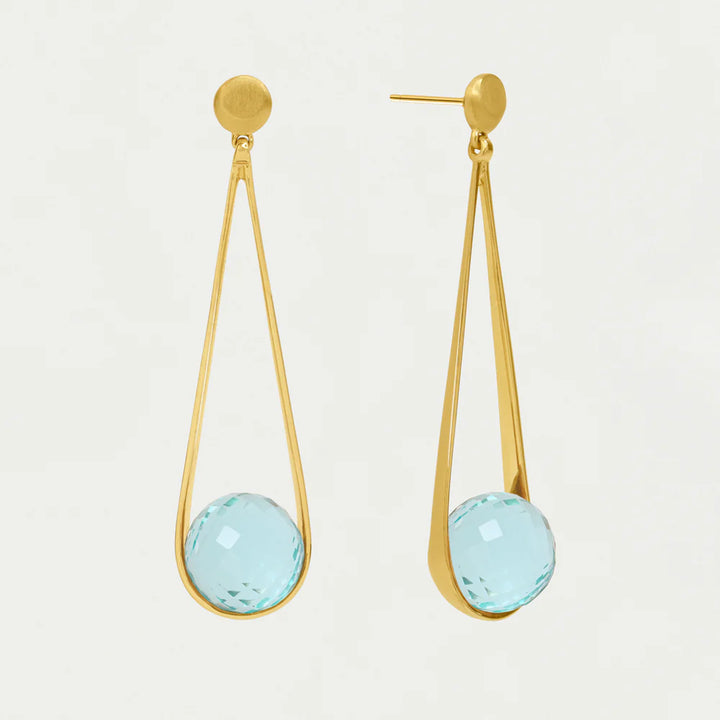 Mini Ipanema Earrings - Iridescent Sky Blue
