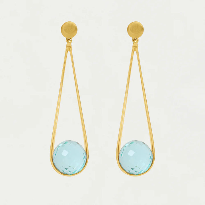 Mini Ipanema Earrings - Iridescent Sky Blue