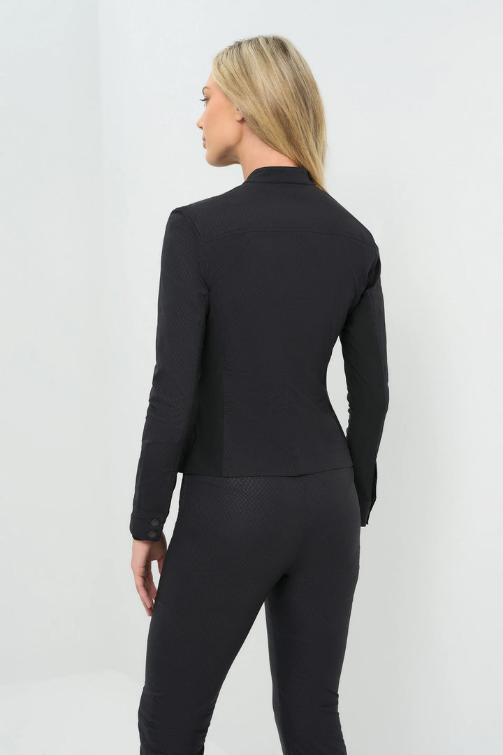 Embossed Kensington Ultra-Light and Mesh Moto Jacket