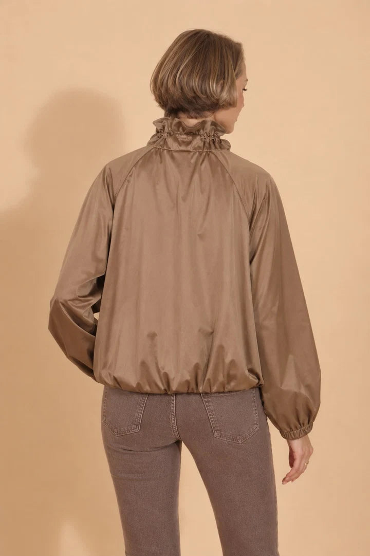 Full Zip Blouson Jacket - Copper