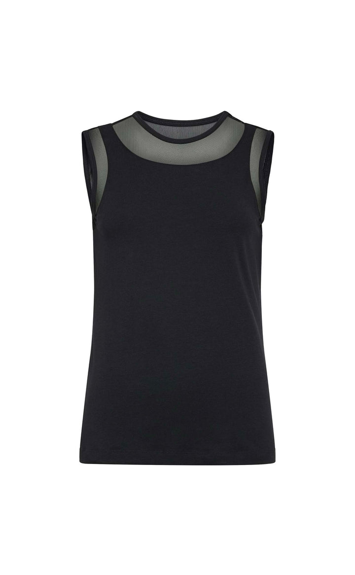 Flo Pima Cotton Tank - Black