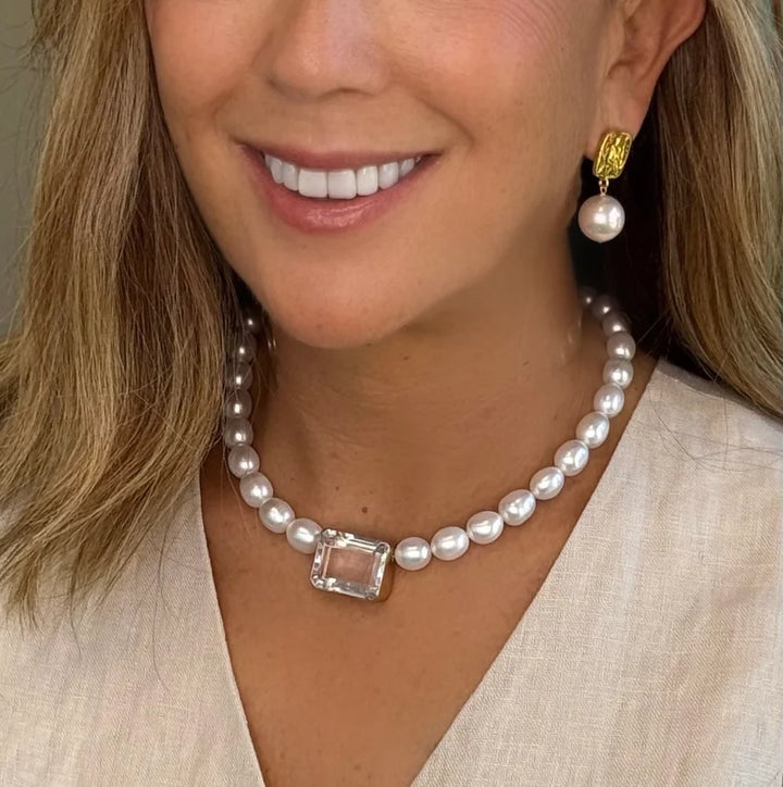 Bacchus Pearl Drop Earrings