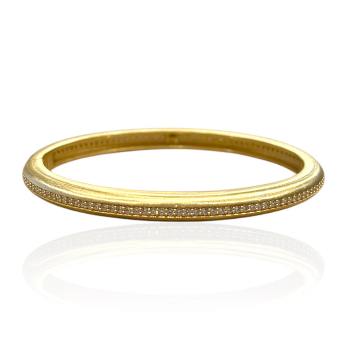 Gold Riva Pave Bangle