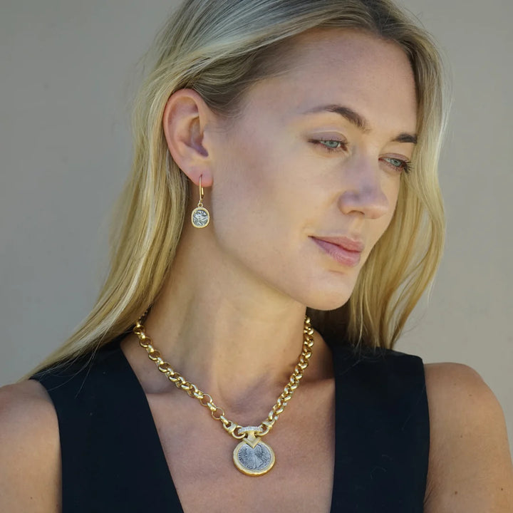 Gold Vecchio Coin Necklace
